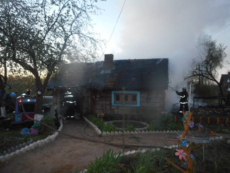 Утром в Бобруйском районе горел частный дом