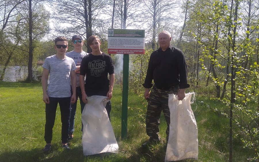 Акция «Чистый водоем» прошла в Бобруйском районе