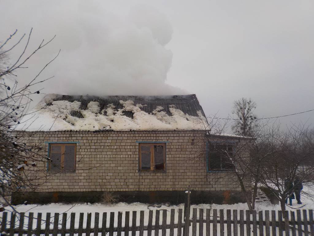 В Дойничево горел дом
