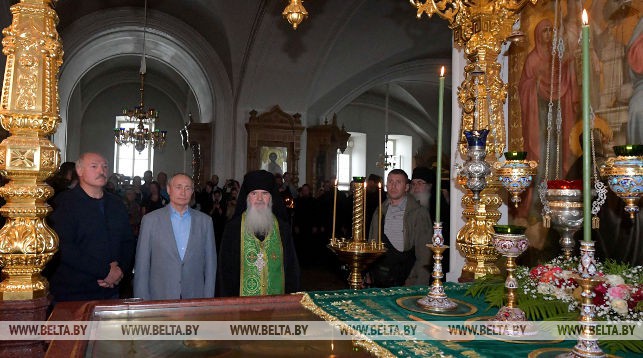 Лукашенко и Путин посетили Валаам