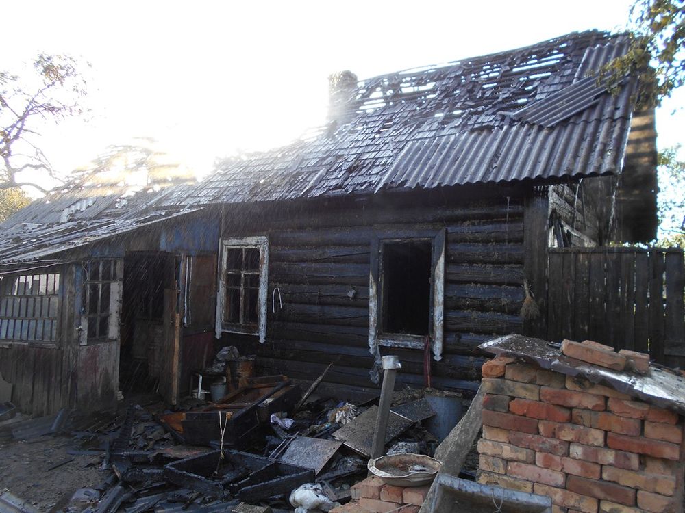 Пожар в Бирче в доме умершего накануне мужчины