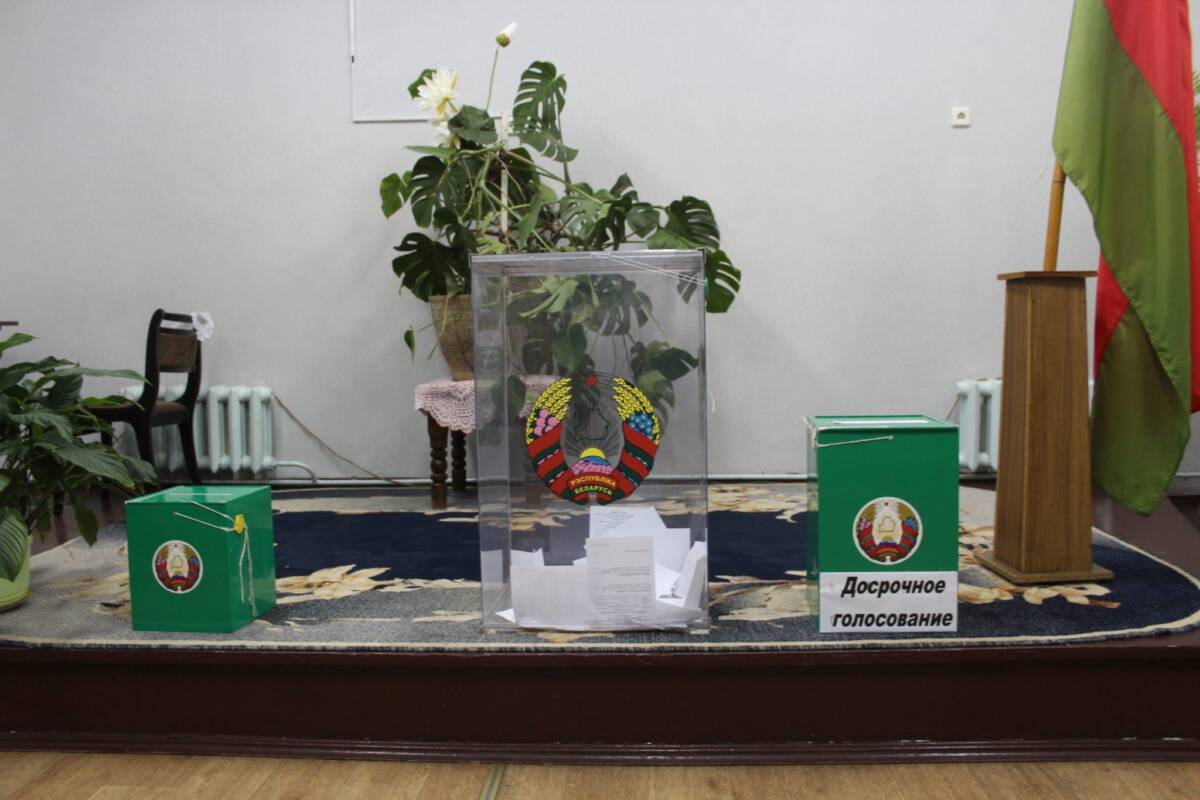 96,8% избирателей Бобруйского района приняли участие в парламентских выборах