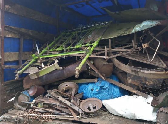 1,5 т лома черных металлов в кузове – машину задержали в Бобруйском районе
