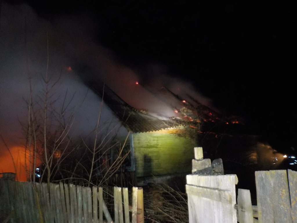 Пожар в Ивановке