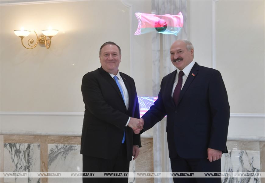 В атмосфере доверия и взаимопонимания – итоги двухчасовых переговоров Лукашенко и Помпео