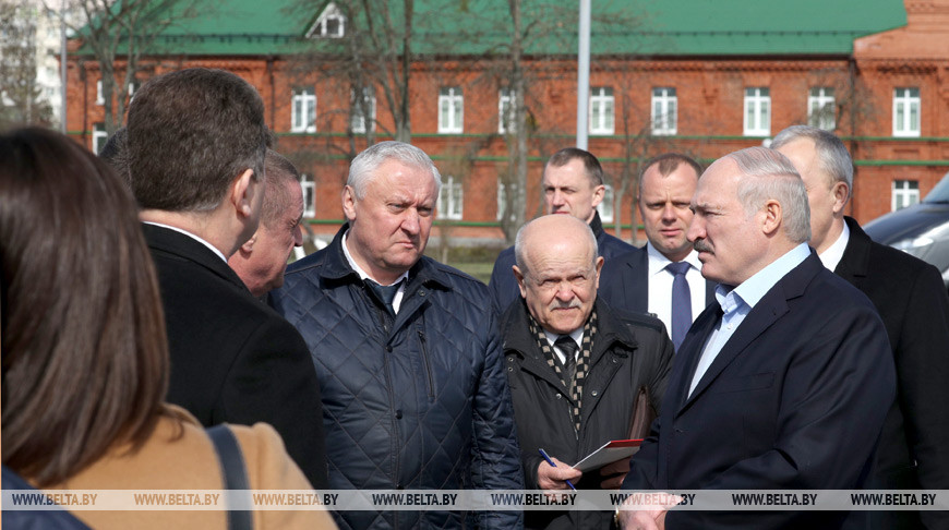 Лукашенко совершил рабочую поездку в Бобруйск (+видео)
