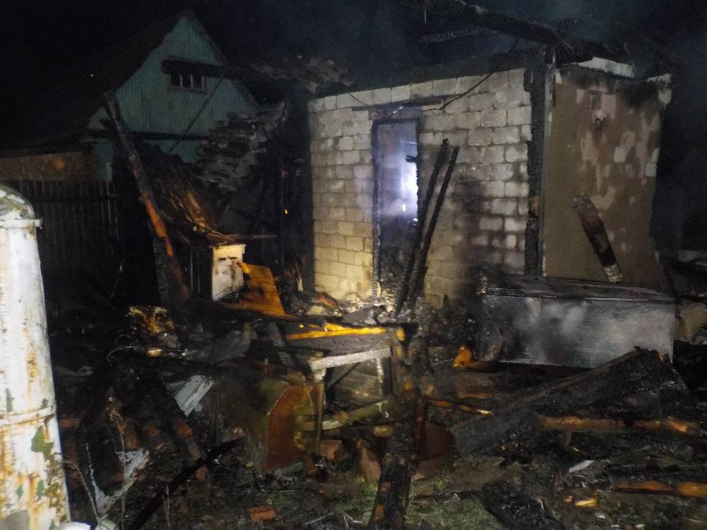 Двойная гибель на пожаре в Бобруйском районе