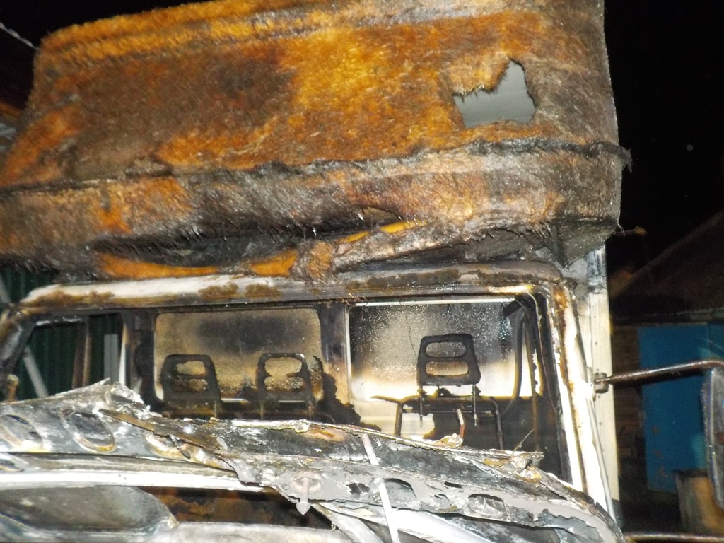 Грузовой автомобиль горел в Бобруйском районе