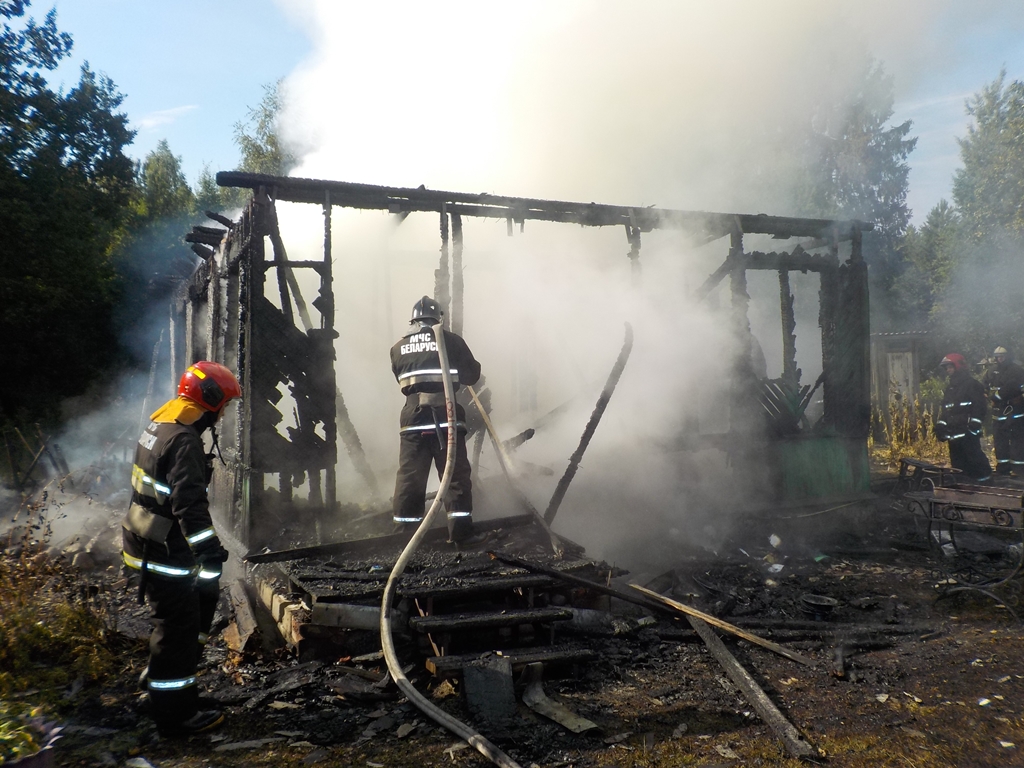 В СТ «Колосок» сгорел дачный дом