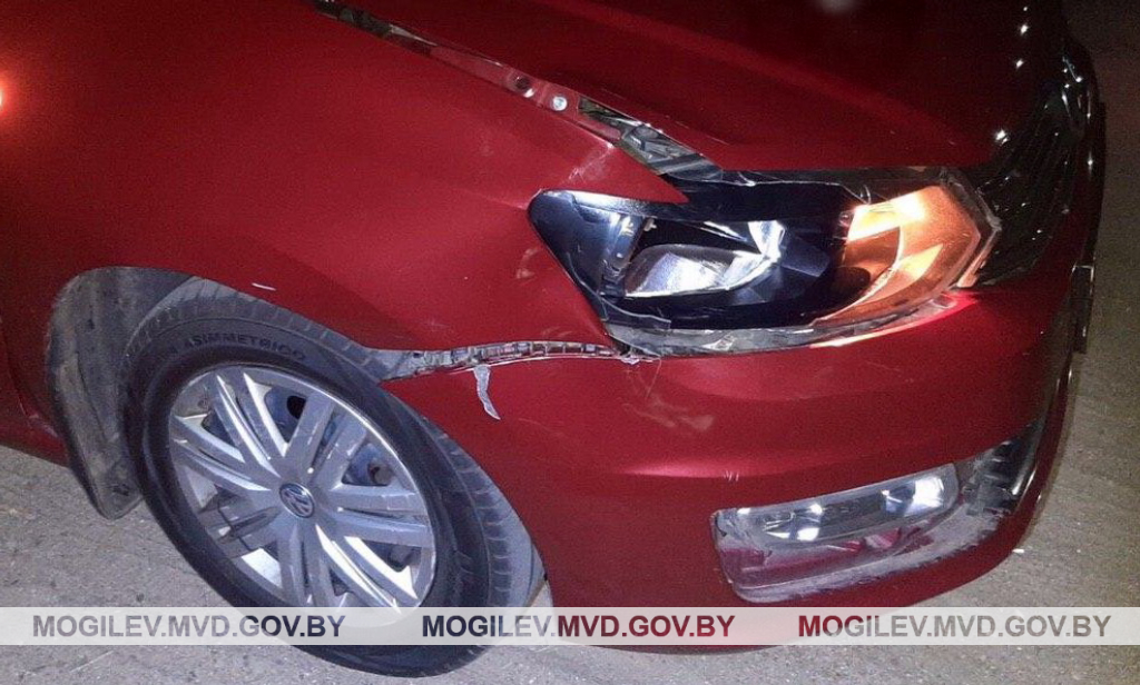 49-летний пешеход, житель района, пострадал ночью в ДТП в Бобруйске