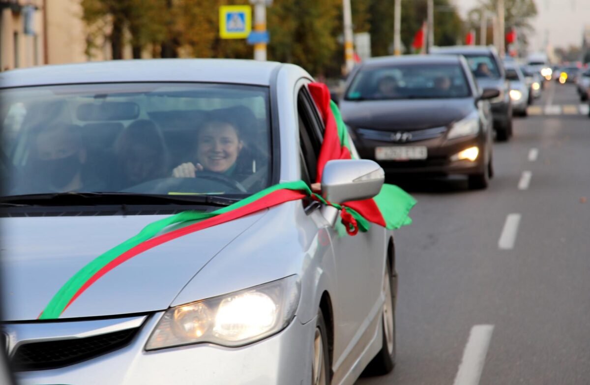 На Бобруйщине прошел автопробег «За единую Беларусь!»
