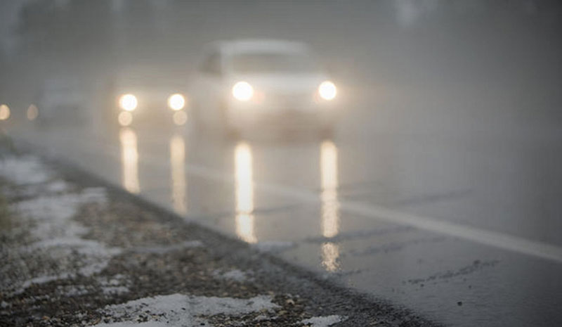 ГАИ призывает водителей и пешеходов быть особенно внимательными при тумане