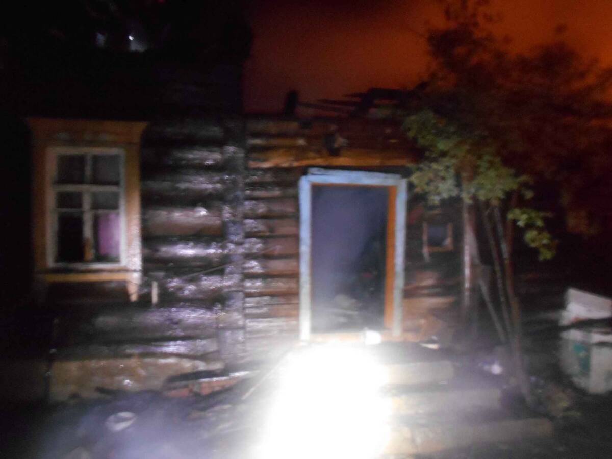 В Гончаровке ночью горел дом