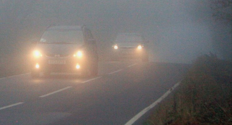 На дорогах туман! ГАИ призывает водителей быть предельно внимательными