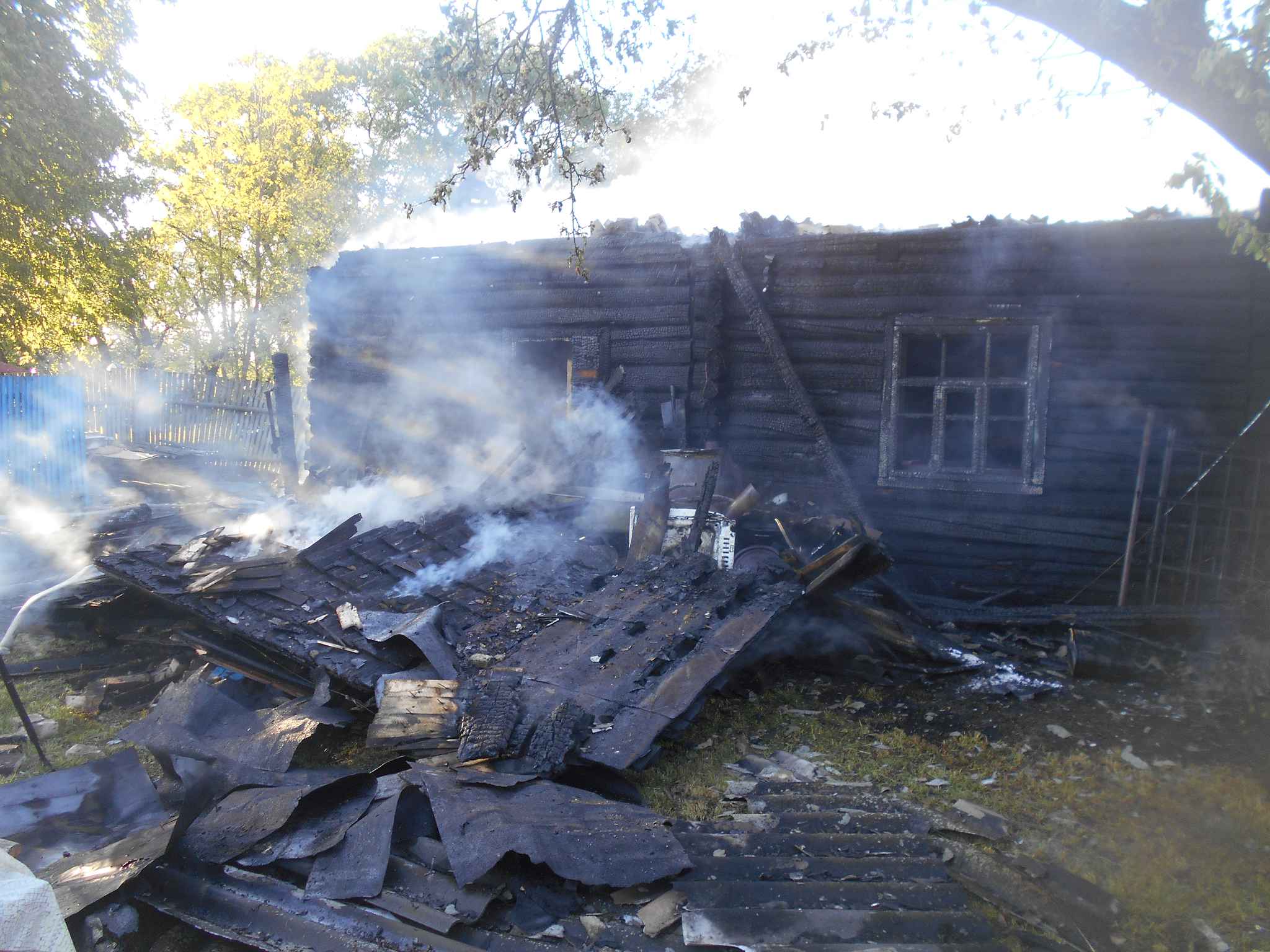 В Стасевке горел дачный дом
