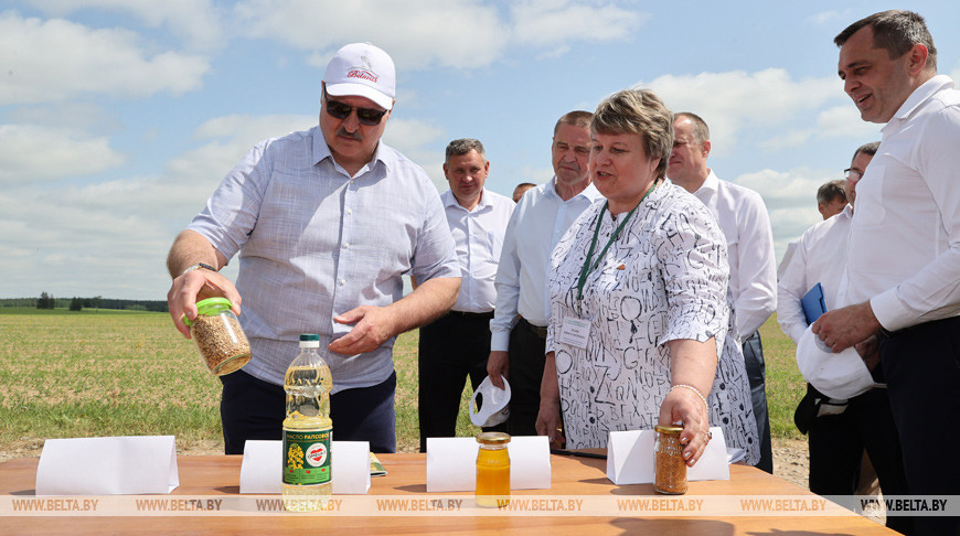 “Сегодня исторический момент”. Лукашенко ставит задачу по достижению в Беларуси валового сбора зерновых в 10 млн т