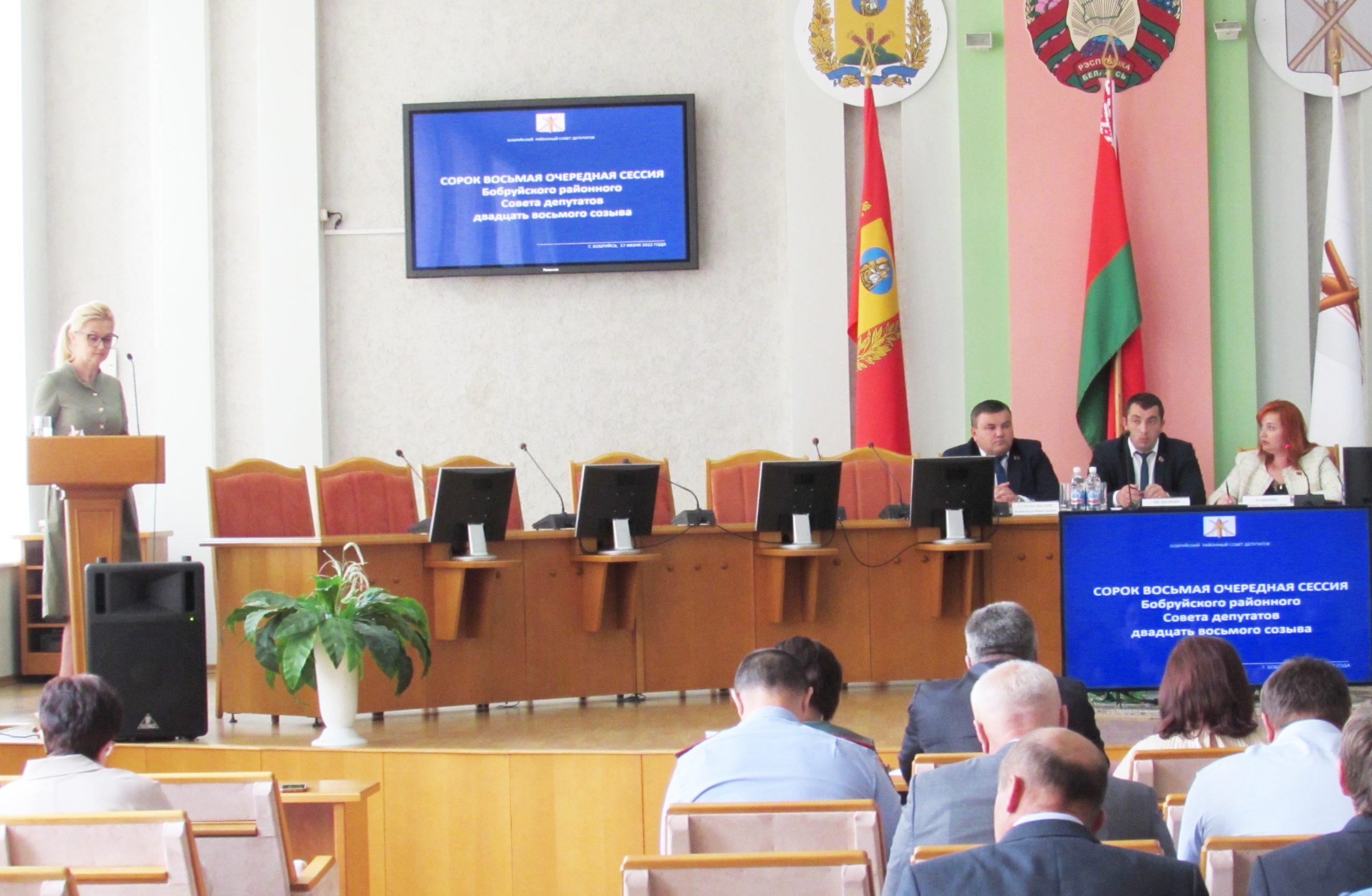 Вопросы наведения порядка на земле и благоустройства населенных пунктов обсудили во время сессии Бобруйского районного Совета депутатов