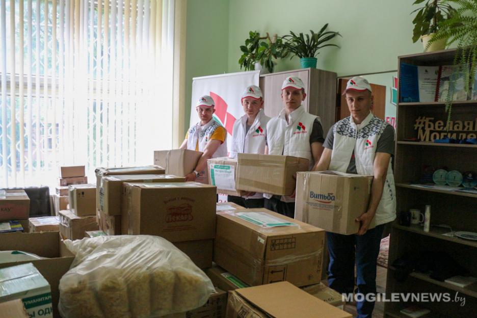 “Белая Русь” отгрузила для украинских беженцев гуманитарную помощь