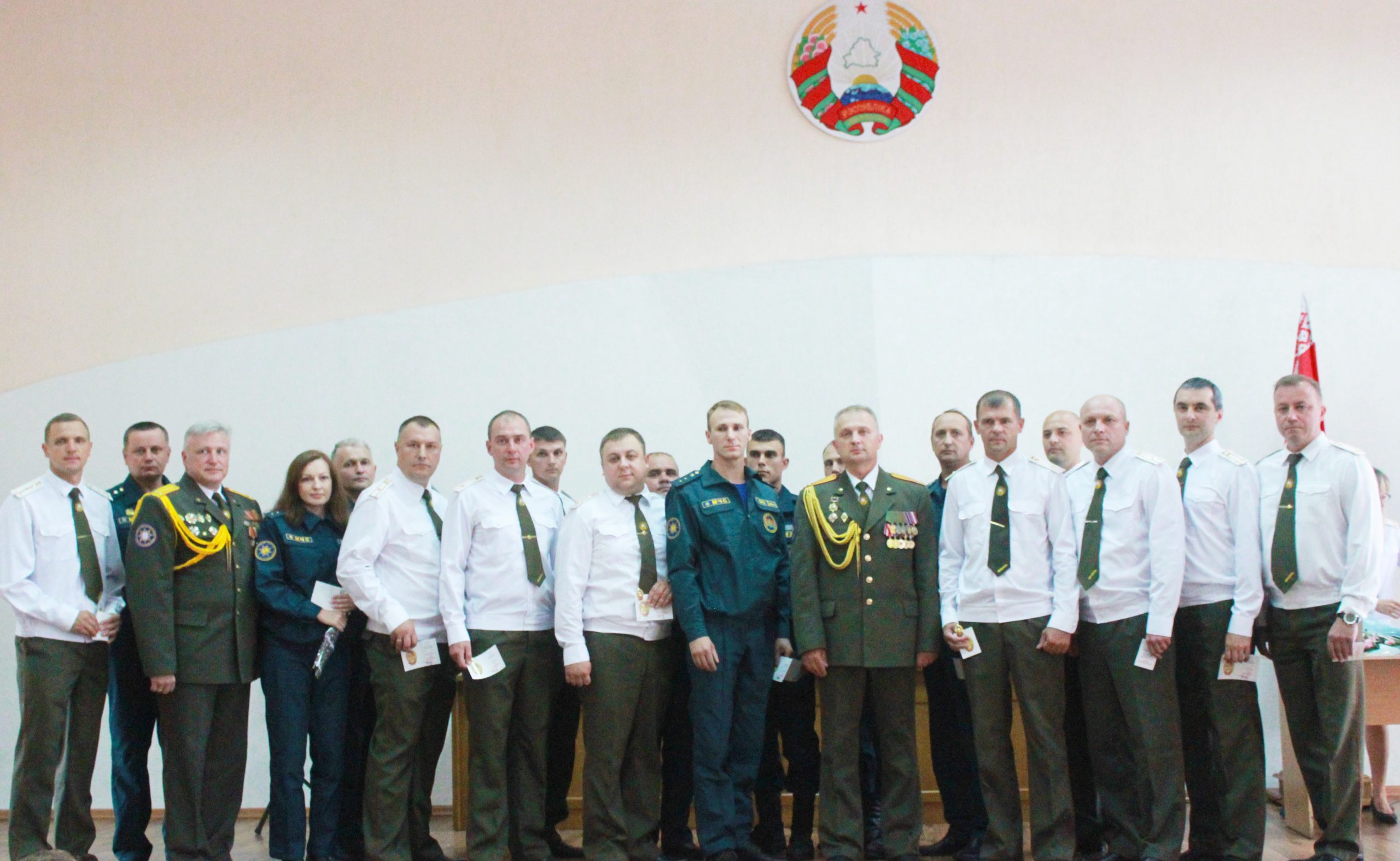 Спасатели Бобруйщины отметили День пожарной службы Беларуси