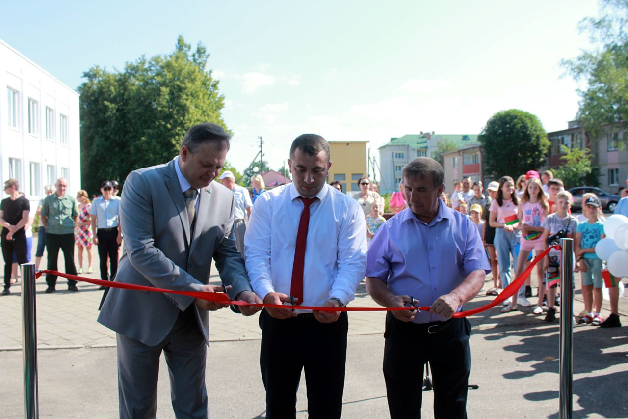 В Бобруйском районе открыли детскую площадку для наследников Великой Победы
