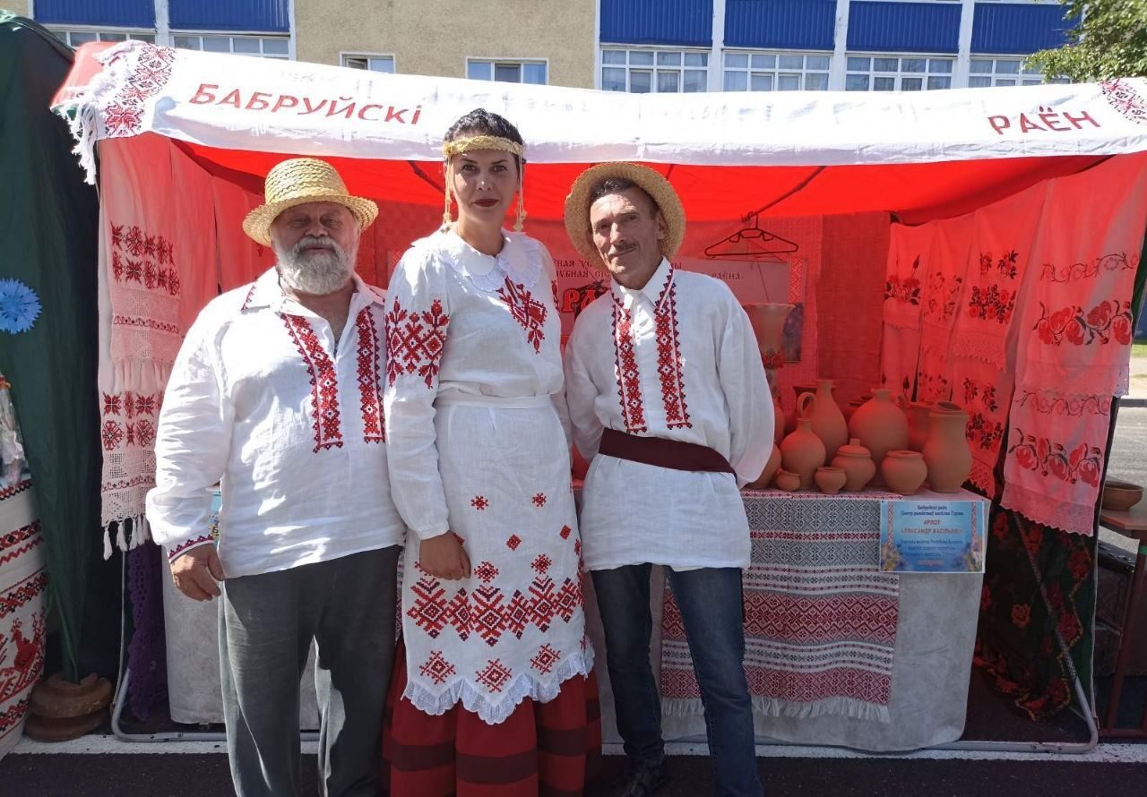 Мастера из Бобруйского района приняли участие в культурно-спортивном празднике «Вытокi»