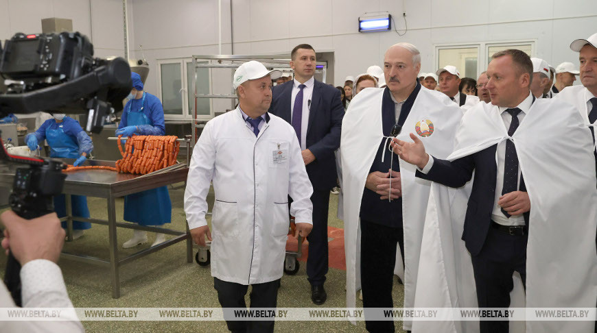 Лукашенко в Крупском районе: тема сегодняшнего нашего урока — дальнейшая модернизация сельского хозяйства