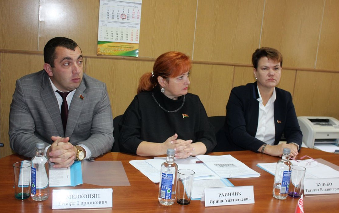 Председатель областного Совета депутатов Ирина Раинчик приняла участие в заседании Химовского сельсовета