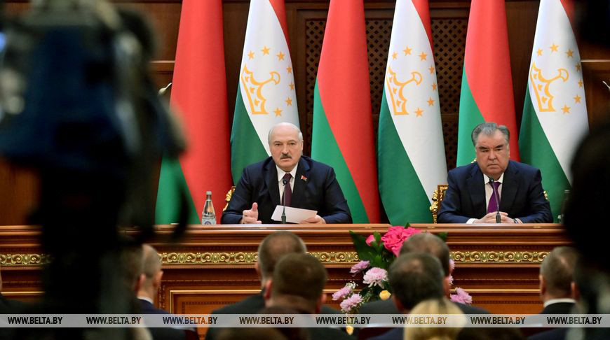 Лукашенко: потенциал экономик Беларуси и Таджикистана гораздо выше уровня товарооборота