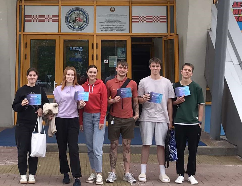 Молодежь Бобруйщины приняла участие в «Народной зарядке»