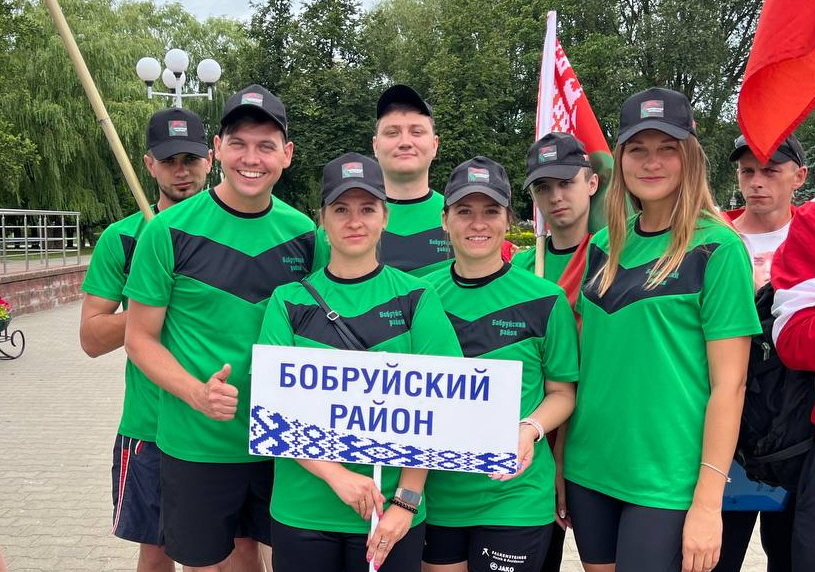 Команда Бобруйского района принимает участие в слете молодежных лидеров в Горках