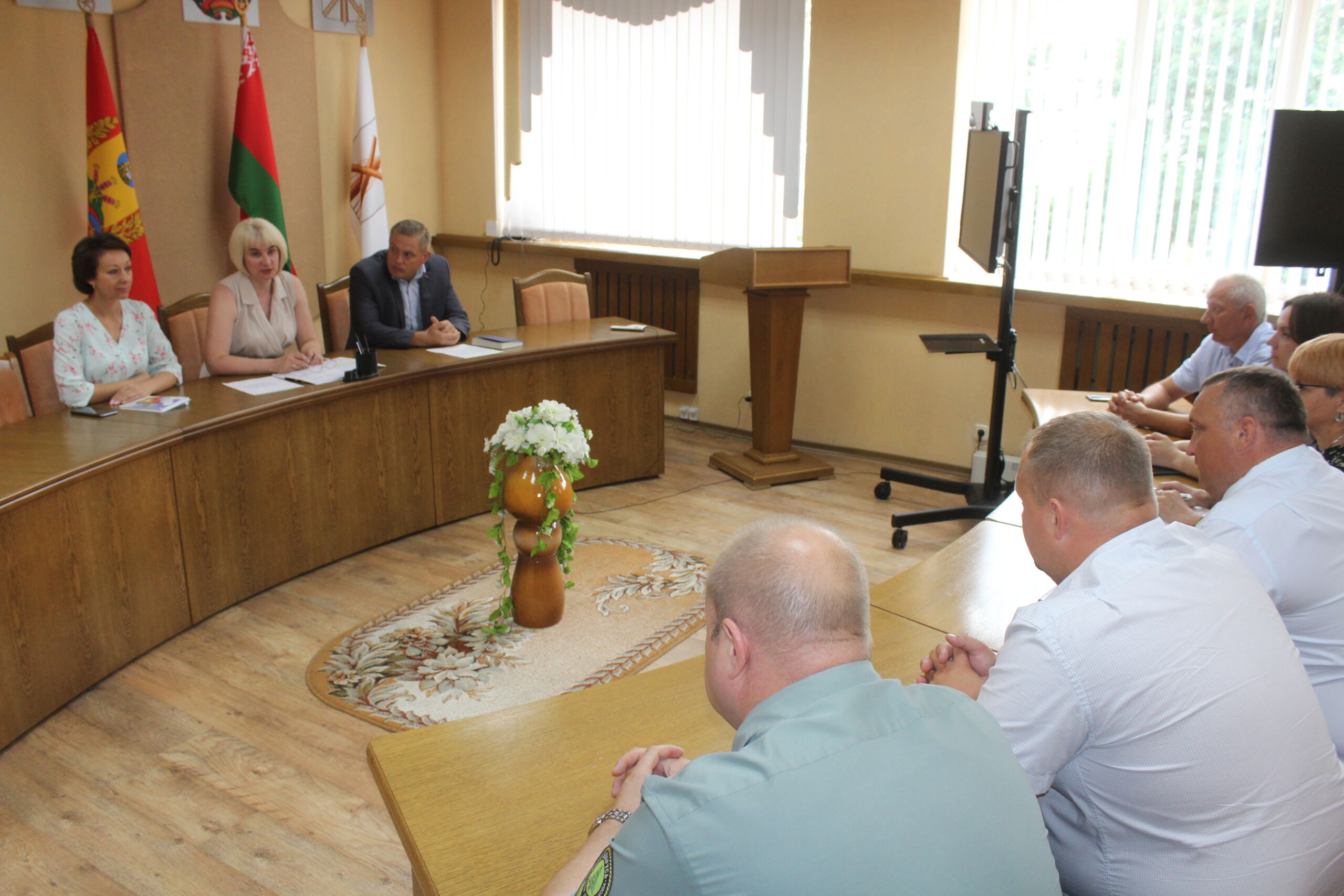 Прошло первое заседание Совета Бобруйского районного отделения Белорусской партии «Белая Русь»