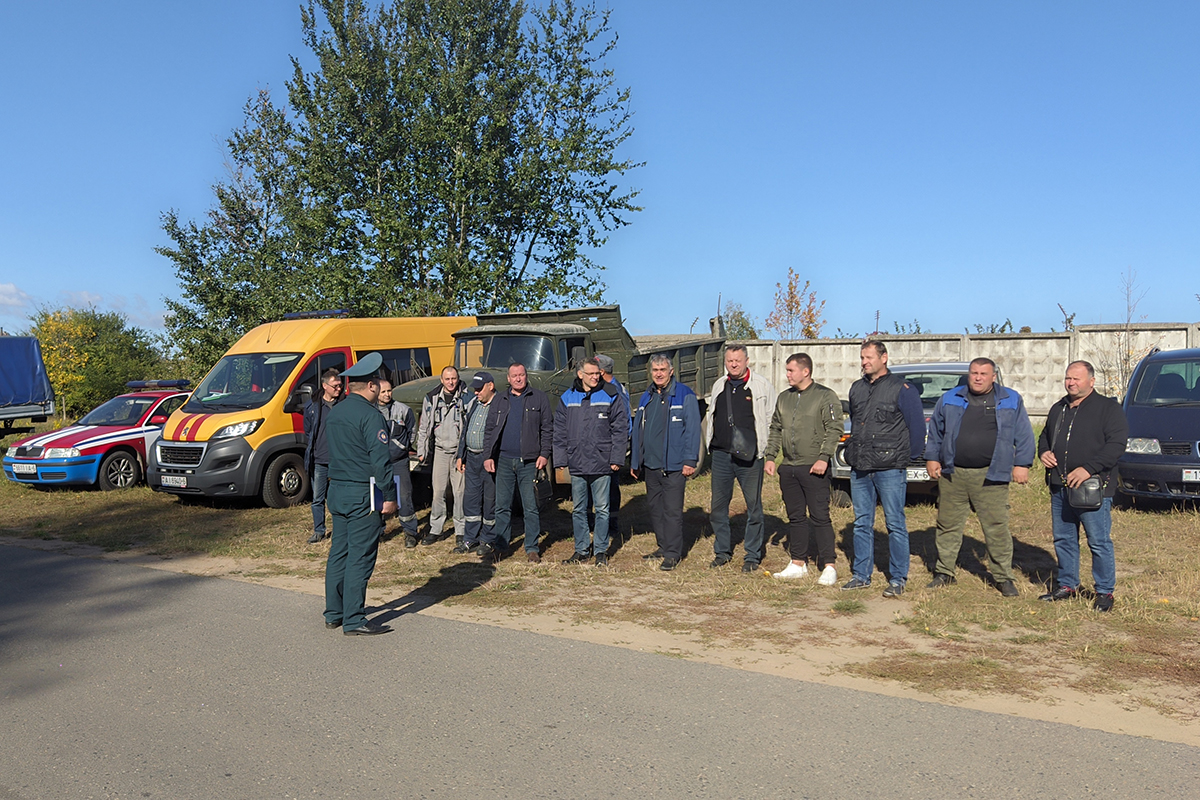 В Бобруйске и Бобруйском районе проведены учения с аварийными службами по ликвидации чрезвычайных ситуаций