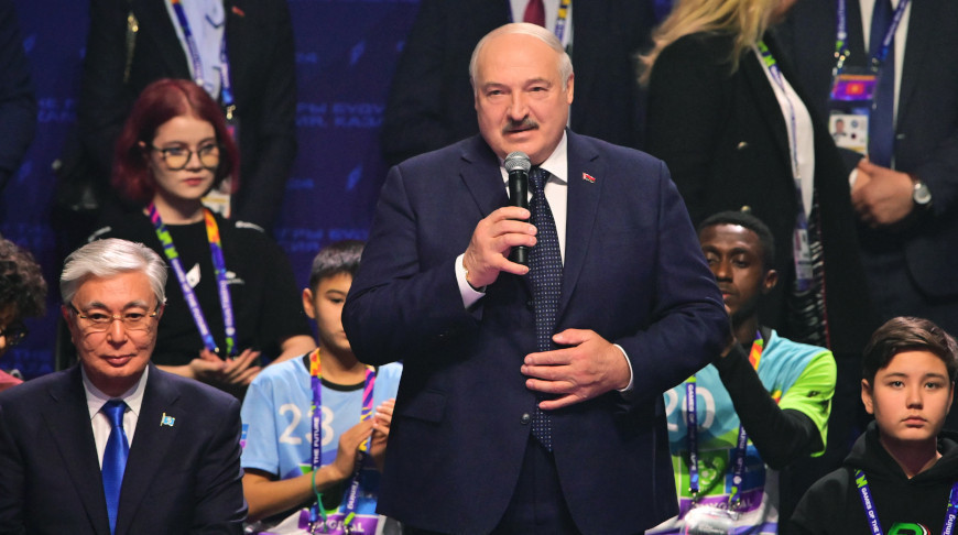 “Наперад у будучыню, сябры!” Лукашенко с коллегами по СНГ посетил открытие Игр Будущего в Казани