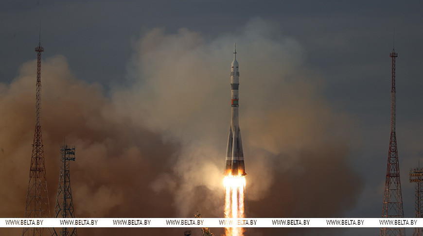 На Байконуре состоялся запуск корабля “Союз МС-25” с белоруской Мариной Василевской на борту
