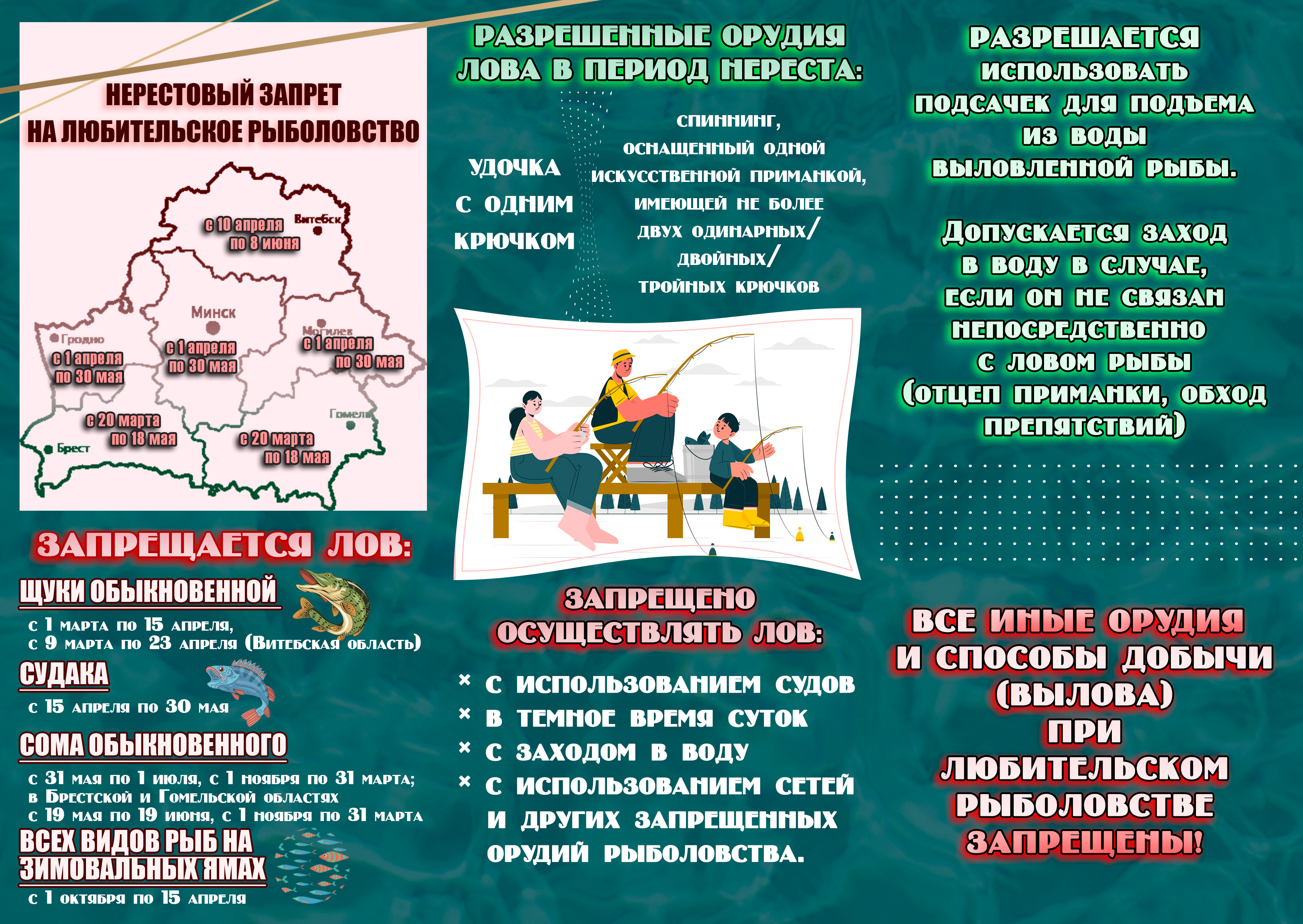 Специальное комплексное мероприятие «Нерест» пройдет в Могилевской области