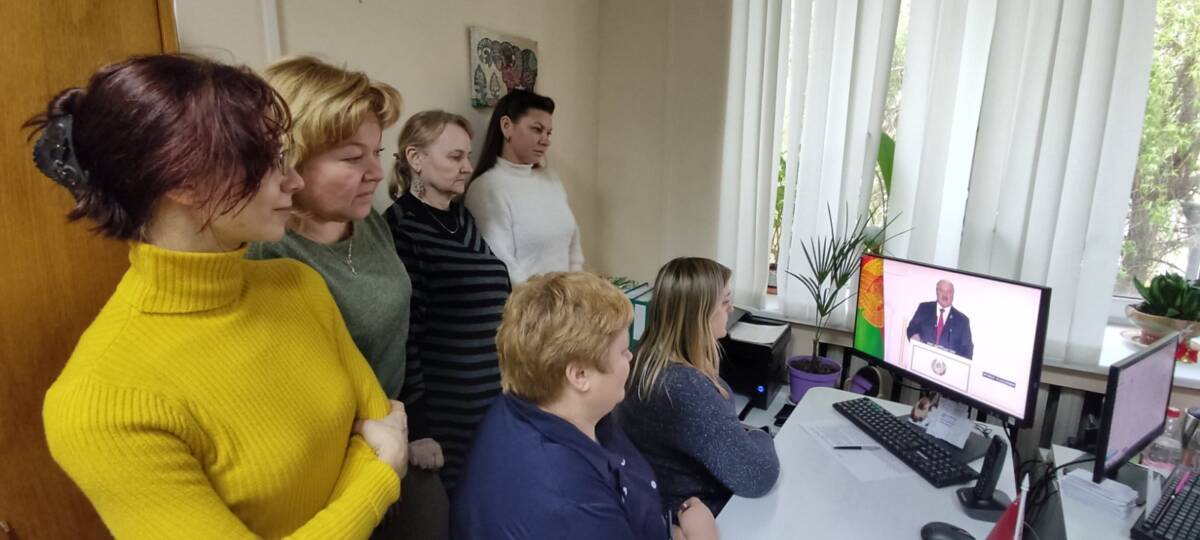 Трудовые коллективы Бобруйского района смотрят трансляцию работы ВНС