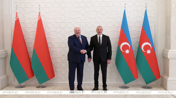 Встреча Лукашенко и Алиева проходит во дворце Президента Азербайджана