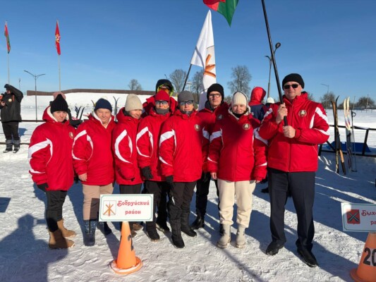 Спортсмены Бобруйского района — участники праздника «Могилевская лыжня-2026»