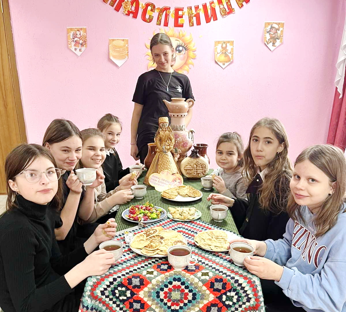 Масленичная блинная вечеринка прошла в Воротынском СДК