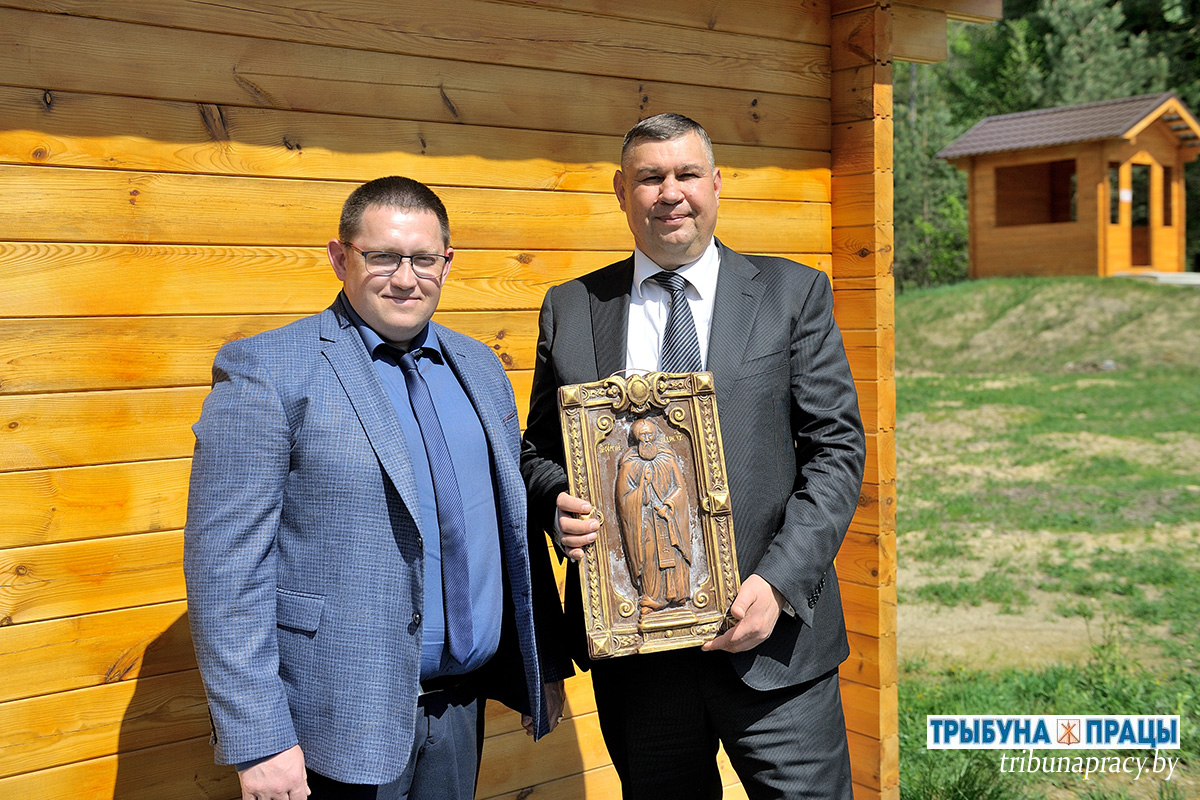 Благочестивая традиция. В подарок Бобруйскому району — икона преподобного Сергия Радонежского
